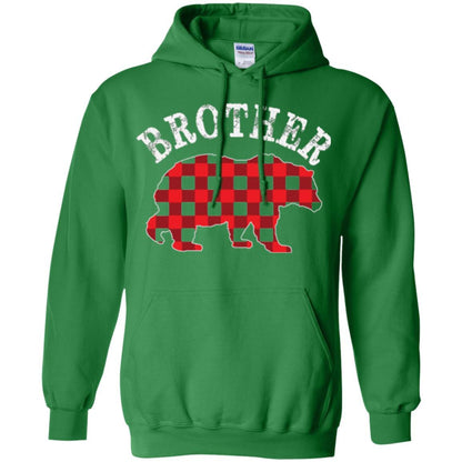 Christmas T-shirt Red Plaid Brother Bear Irish Green