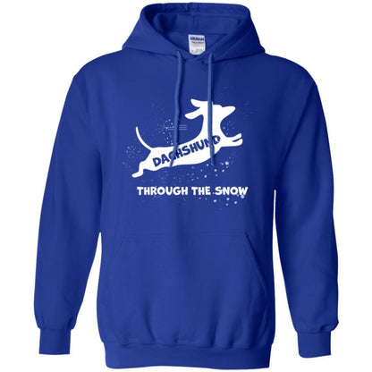 Dachshund Through The Snow T-shirt Royal