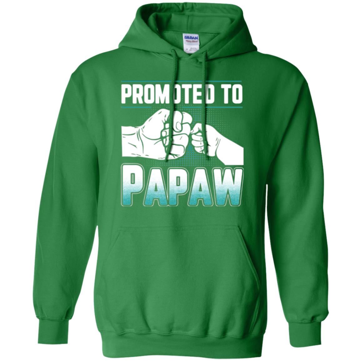 Promoted To Papaw Papa T-shirt Irish Green