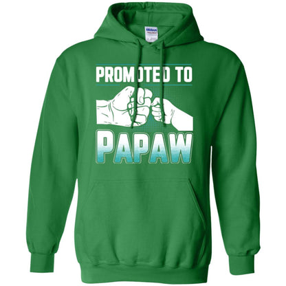 Promoted To Papaw Papa T-shirt Irish Green