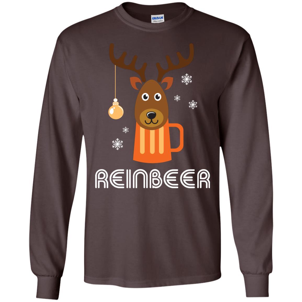 Christmas T-shirt Reinbeer Dark Chocolate