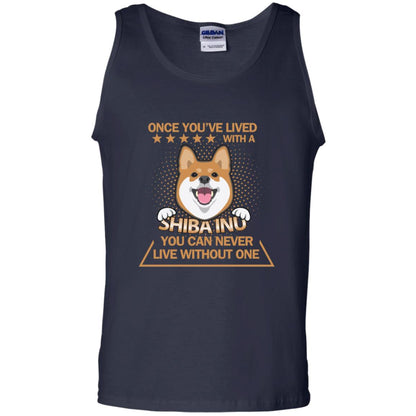 Once You've Lived With A Shiba Inu You Can Never Live Without One Shirt Navy