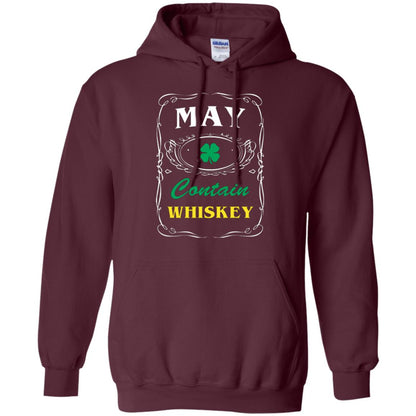 Saint Patrick's Day T-shirt May Contain Whiskey Maroon