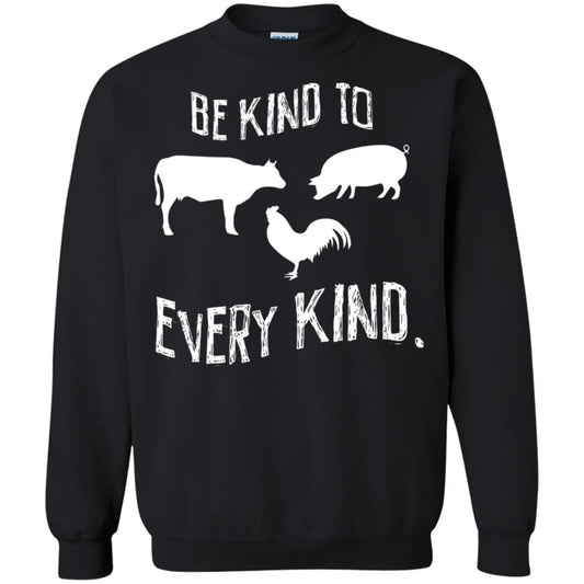 Be Kind To Every Kind Kindness Vegetarian Animal Lovers Gift Shirt Black