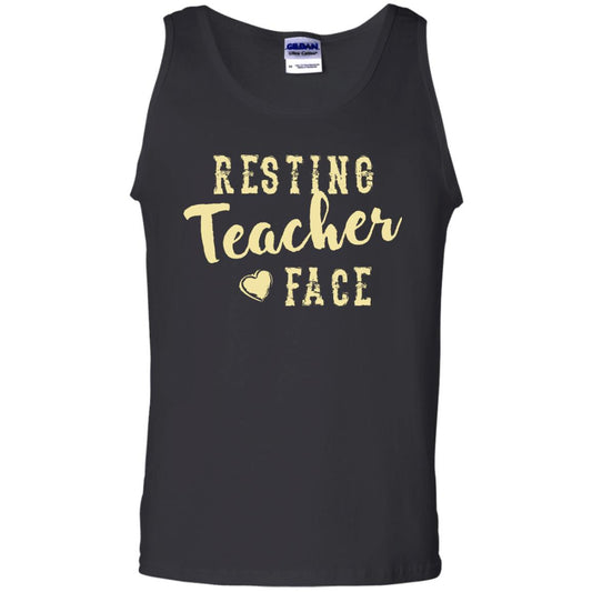 Resting Teacher Face T-shirt Black