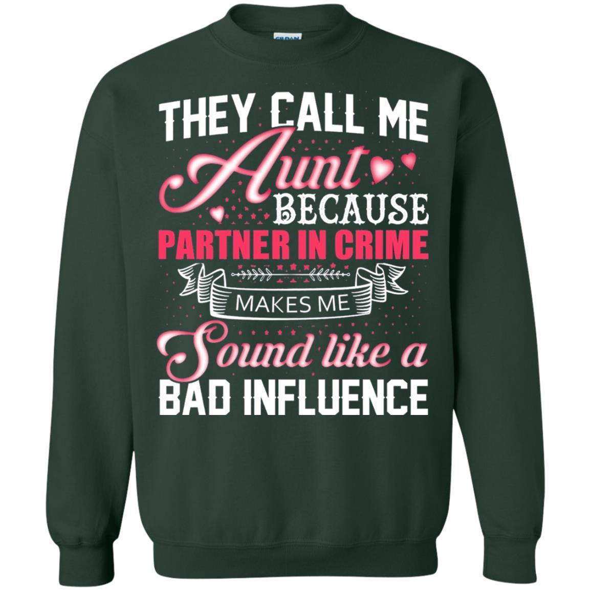 Aunt T-shirt They Call Me Aunt Forest Green