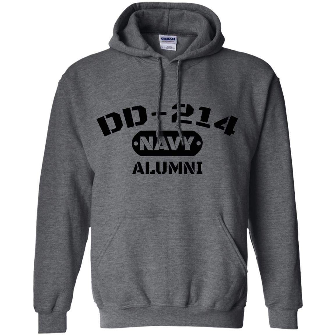 Dd-214 Us Navy Alumni T-shirt Dark Heather