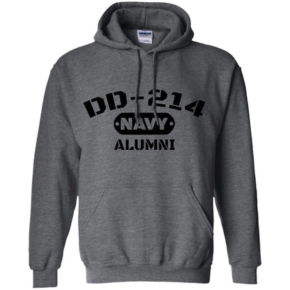 Dd-214 Us Navy Alumni T-shirt Dark Heather