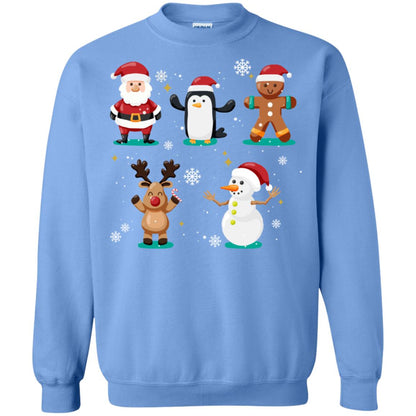 Christmas Character Ideas Gift Shirt Carolina Blue