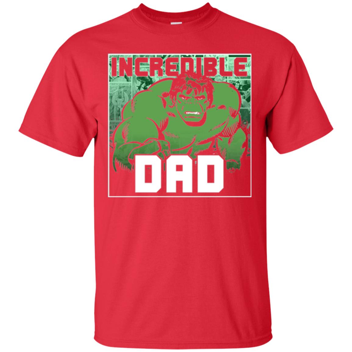 Daddy T-shirt Incredable Dad Red