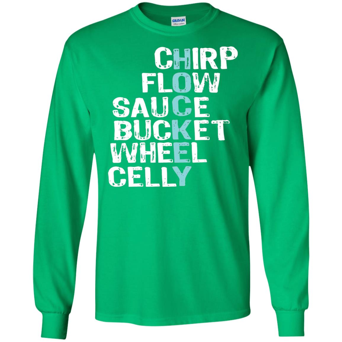 Eat Sleep Hockey Flow Celly Sauce Bucket Flow Wheel Shirt Irish Green