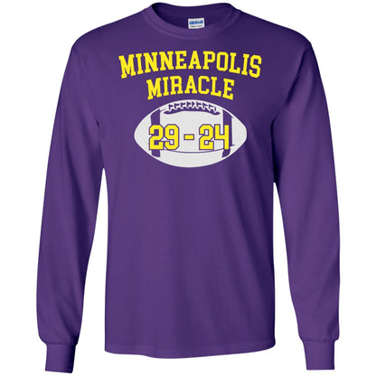 Football Lover T-shirt Minneapolis Miracle Purple