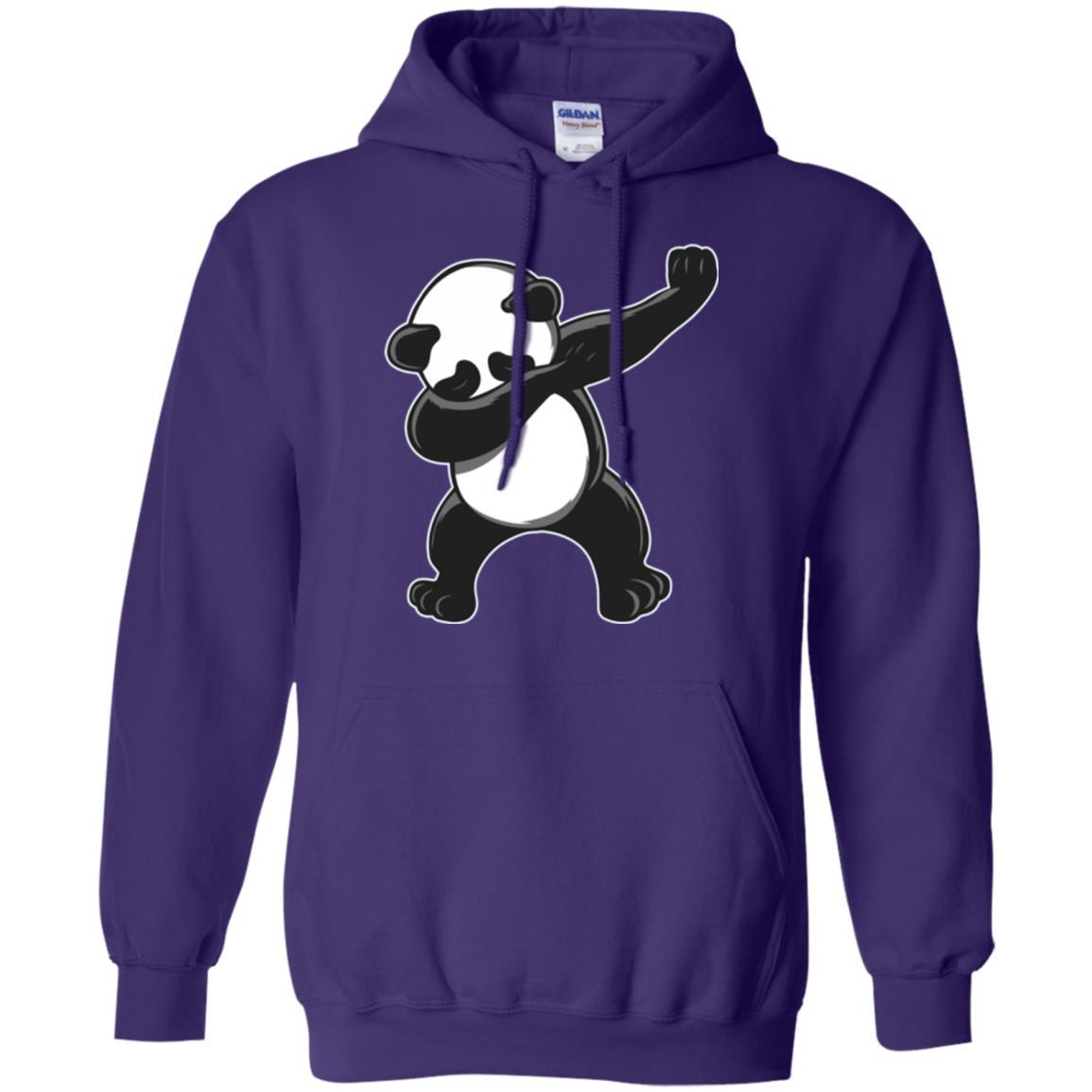Funny Panda Dab T-shirt Cute Dabbing Panda Purple