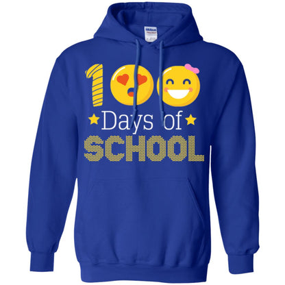 Teacher T-shirt 100 Days Of School T-shirt Royal