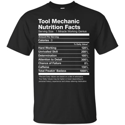 Tool Mechanic Uniform Funny T-shirt Black