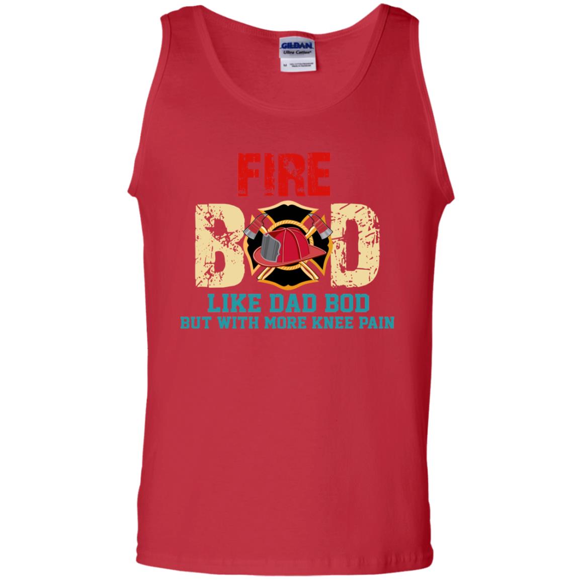 Fire Bod Like Dad Bod But With More Knee Pain Shirt Red