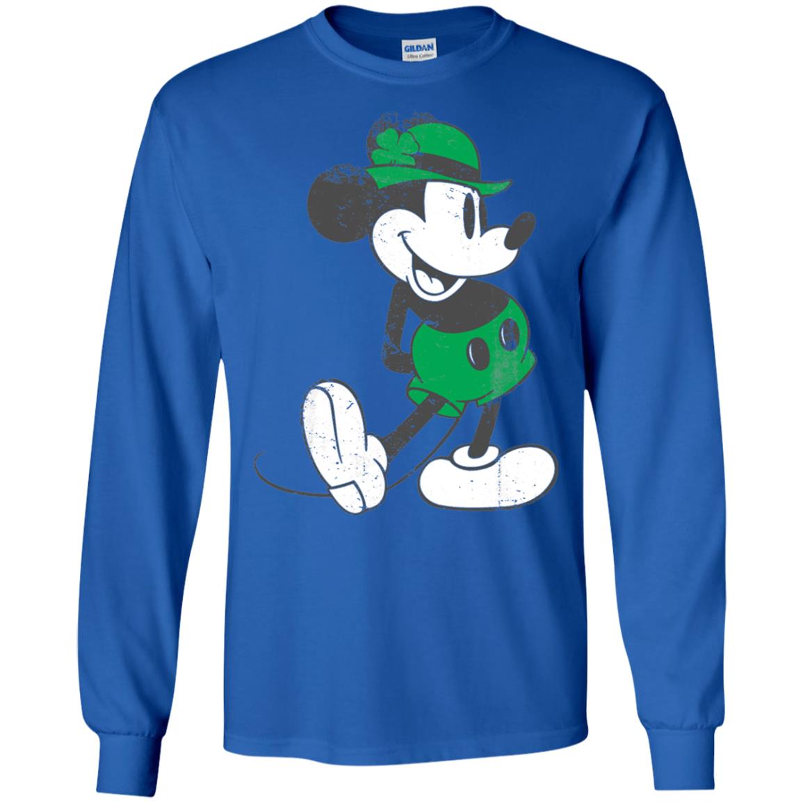 Mickey Mouse St. Patrick_s Day T-shirt Royal