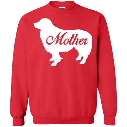 Border Collie Dog Mom T-shirt Red