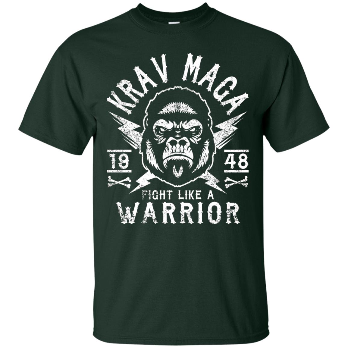 Krav Maga T-shirt Fight Like A Warrior Forest