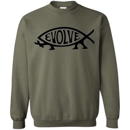 Darwin Evolution Evolve T-shirt Military Green
