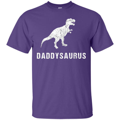 Dad T-shirt Daddysaurus Purple