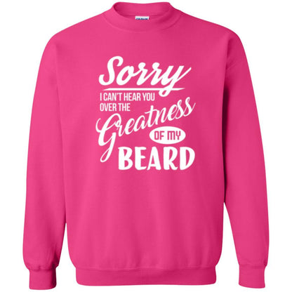 Bread Man T-shirt Sorry I Cant Hear You Over The Greatness Of My Beard Heliconia