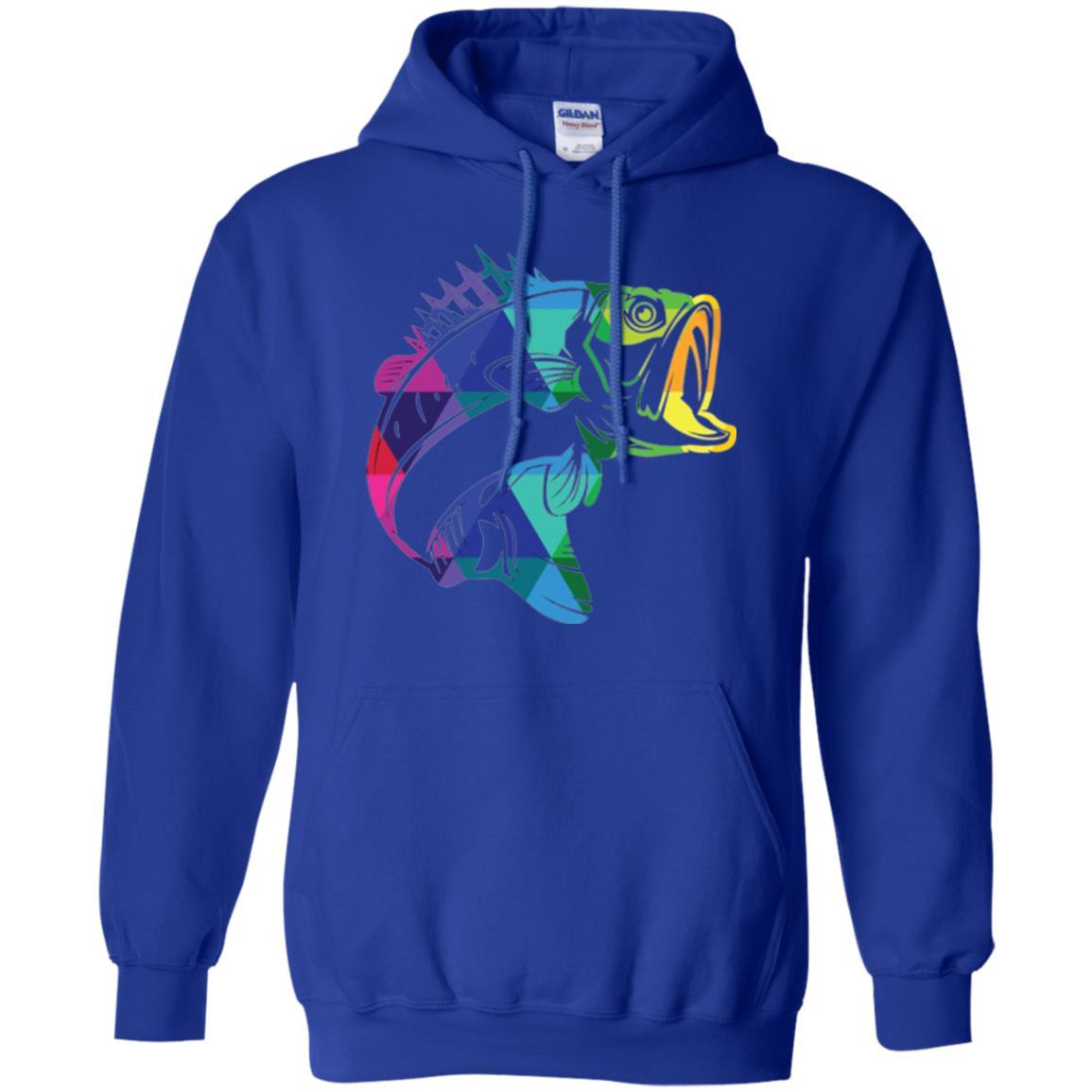 Fisherman T-shirt Fish For Bass Royal