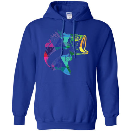 Fisherman T-shirt Fish For Bass Royal