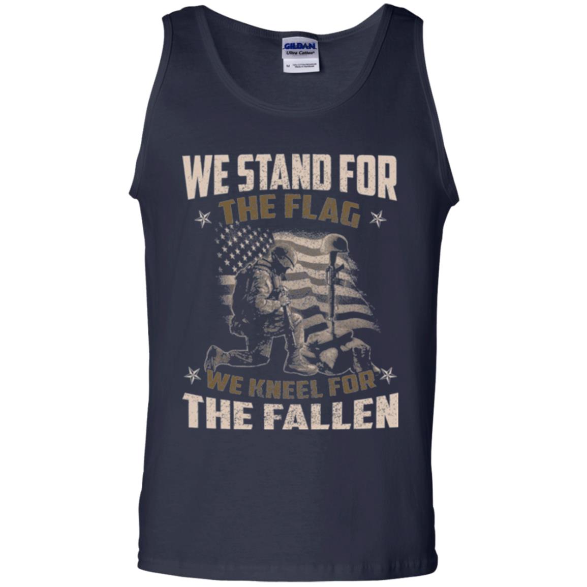 Veteran T-shirt We Stand For The Flag, We Kneel For The Fallen Navy