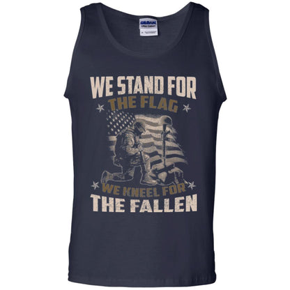 Veteran T-shirt We Stand For The Flag, We Kneel For The Fallen Navy