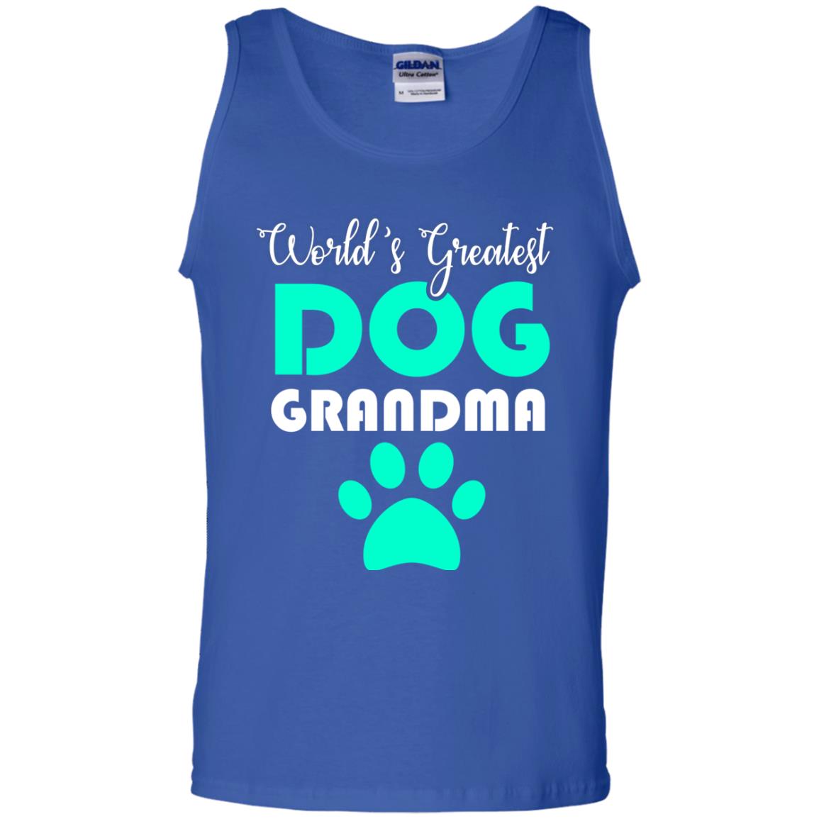 World_s Greatest Dog Grandma Cool Shirt For Mama Love Dogs Royal
