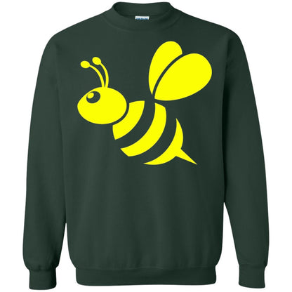 Yellow Honeybee Bee Lover T-shirt Forest Green