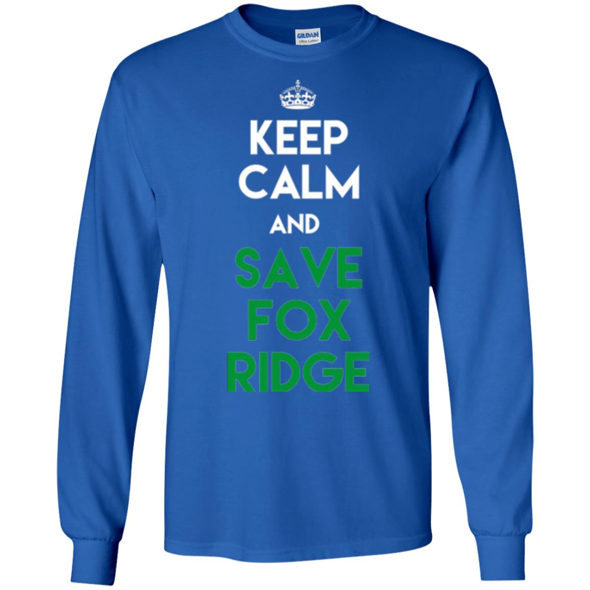 Elementary T-shirt Keep Calm And Save Fox Ridge T-shirt Royal