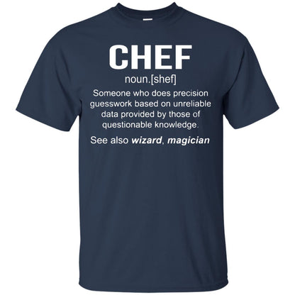 Funny Chef Meaning Shirt Chef Noun Definition Navy