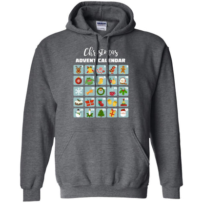 Christmas Calendar December 2018 Gift Shirt Dark Heather