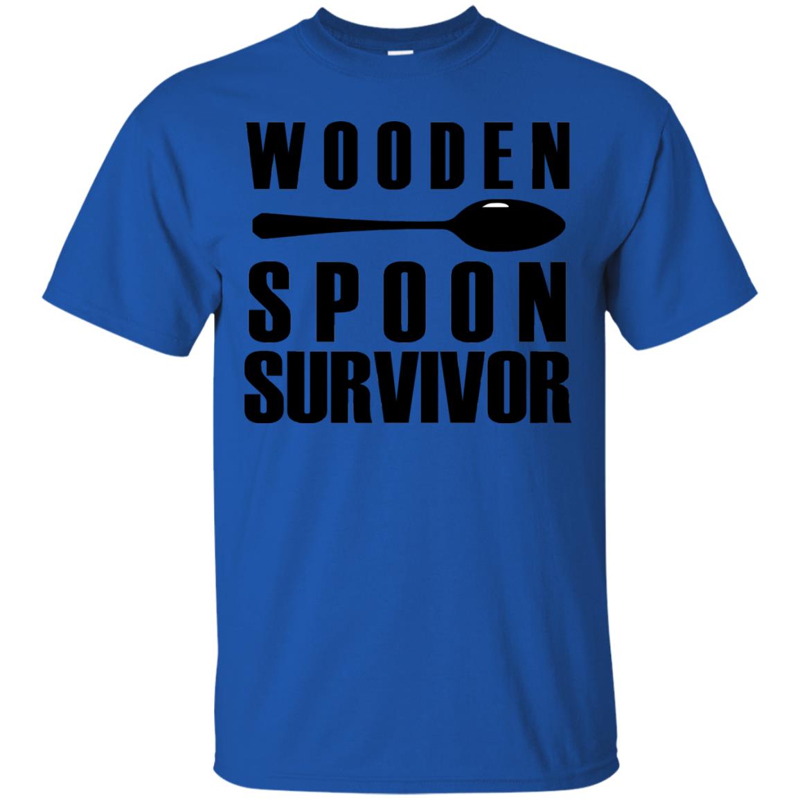 Wooden Spoons Survivor Shirt Royal