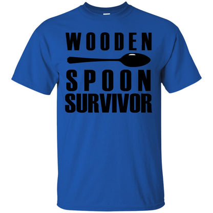 Wooden Spoons Survivor Shirt Royal