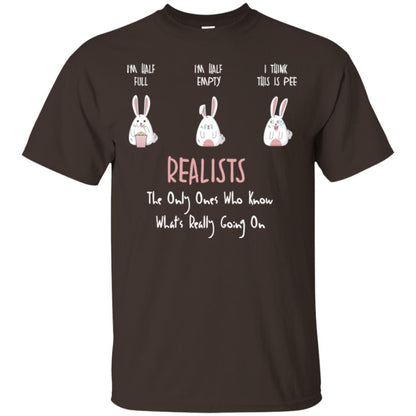 I’m Half Full I’m Half Empty I Think This Is Pee T-shirt Dark Chocolate