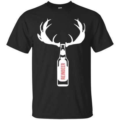 Christmas T-shirt Funny Christmas Reinbeer Black