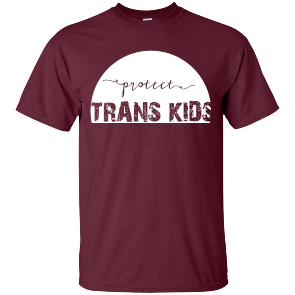 Protect Trans Kids T-shirt Maroon