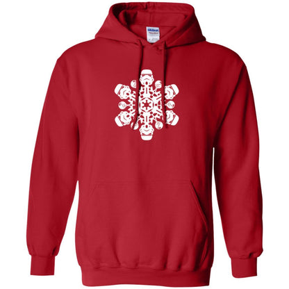 Film T-shirt Star Wars Stormtrooper Christmas Snowflake Graphic Red