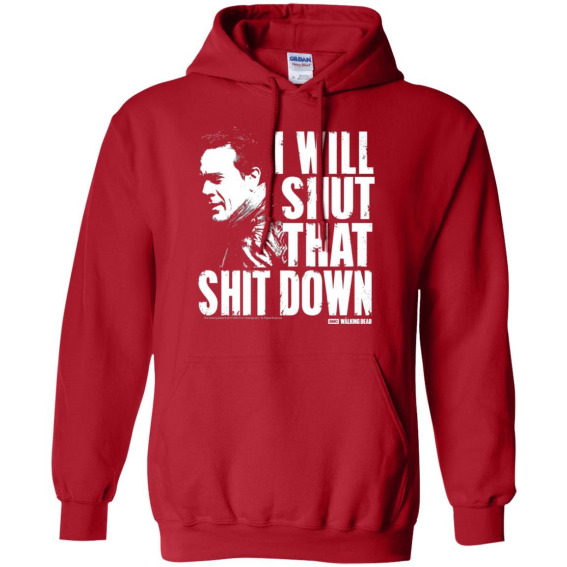 Film T-shirt I Shut That Shit Down Red