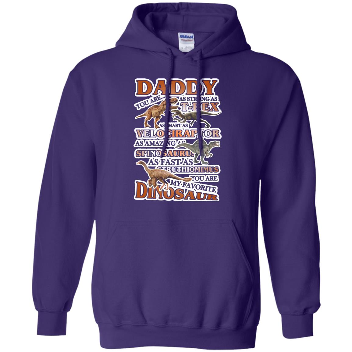 Daddy You Are My Favorite Dinosaur Shirt For Kids Purple