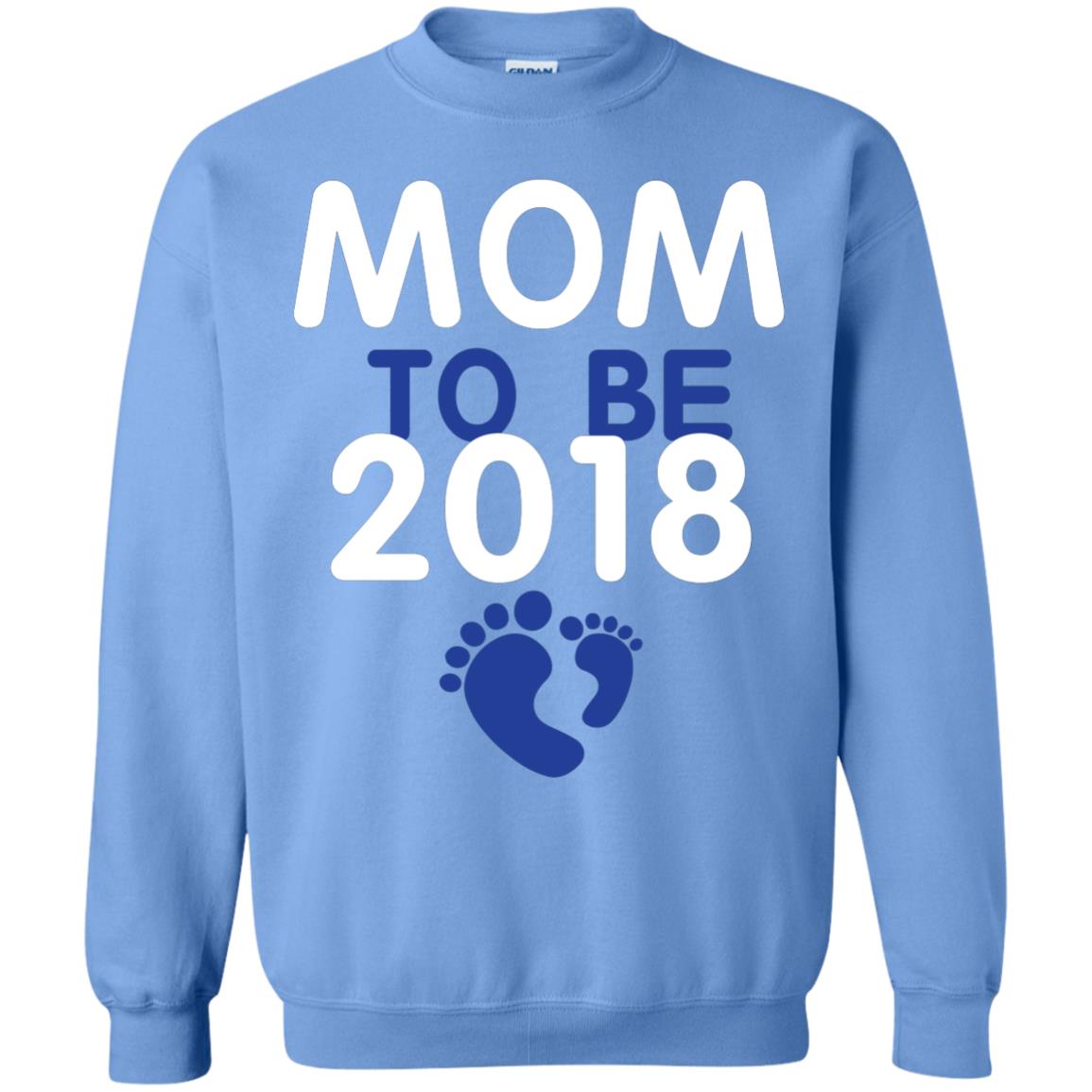 Pregnancy T-shirt Mom To Be 2018 Carolina Blue