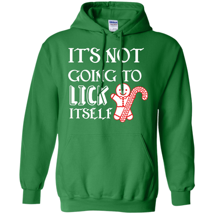 Christmas T-Shirt It's Not Going To Lick Itself Irish Green