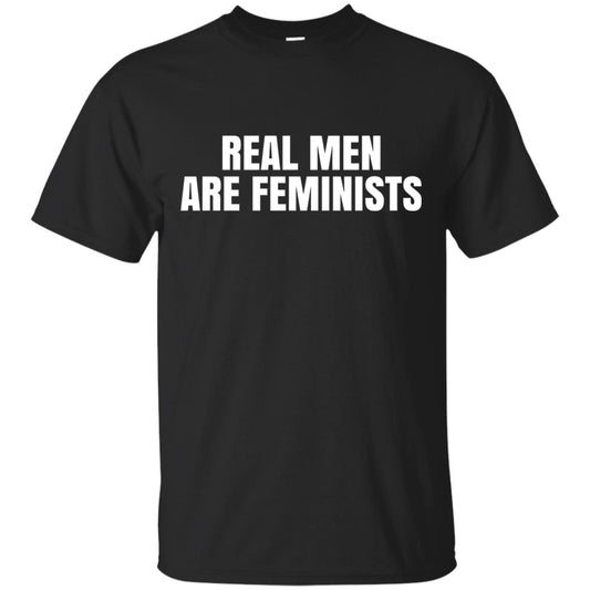 Real Men Are Feminists Feminism T-shirt Black
