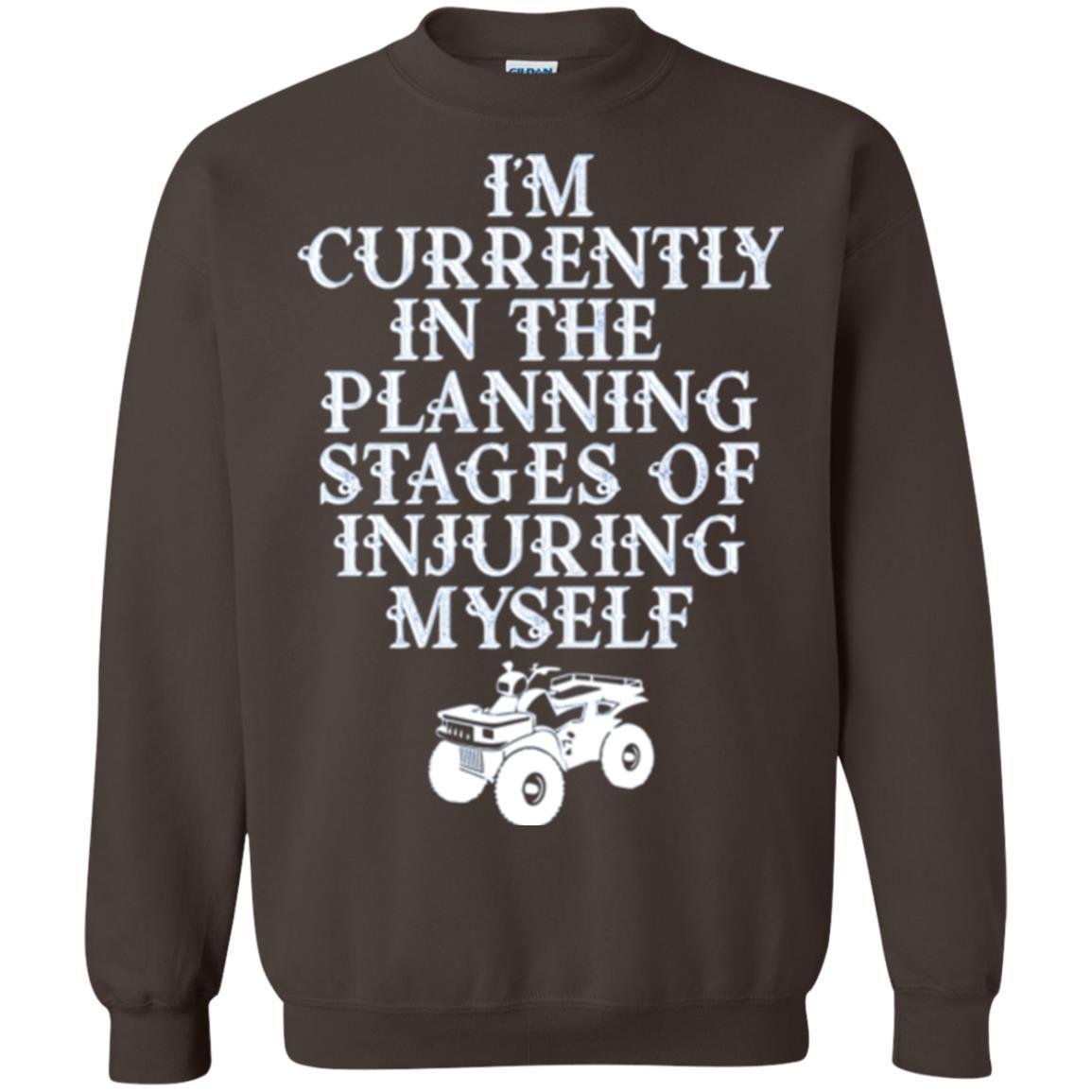 Four Wheeling T-shirt I'm Currently In The Planning Stages Dark Chocolate