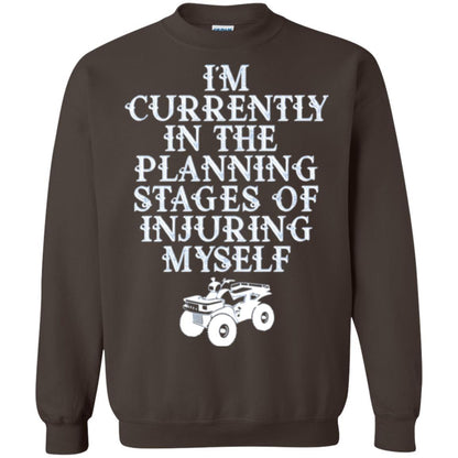 Four Wheeling T-shirt I'm Currently In The Planning Stages Dark Chocolate