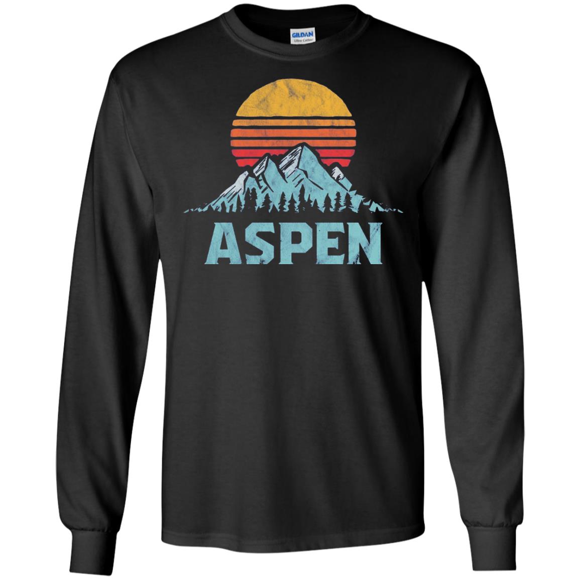 Aspen Mountain T-shirt Black