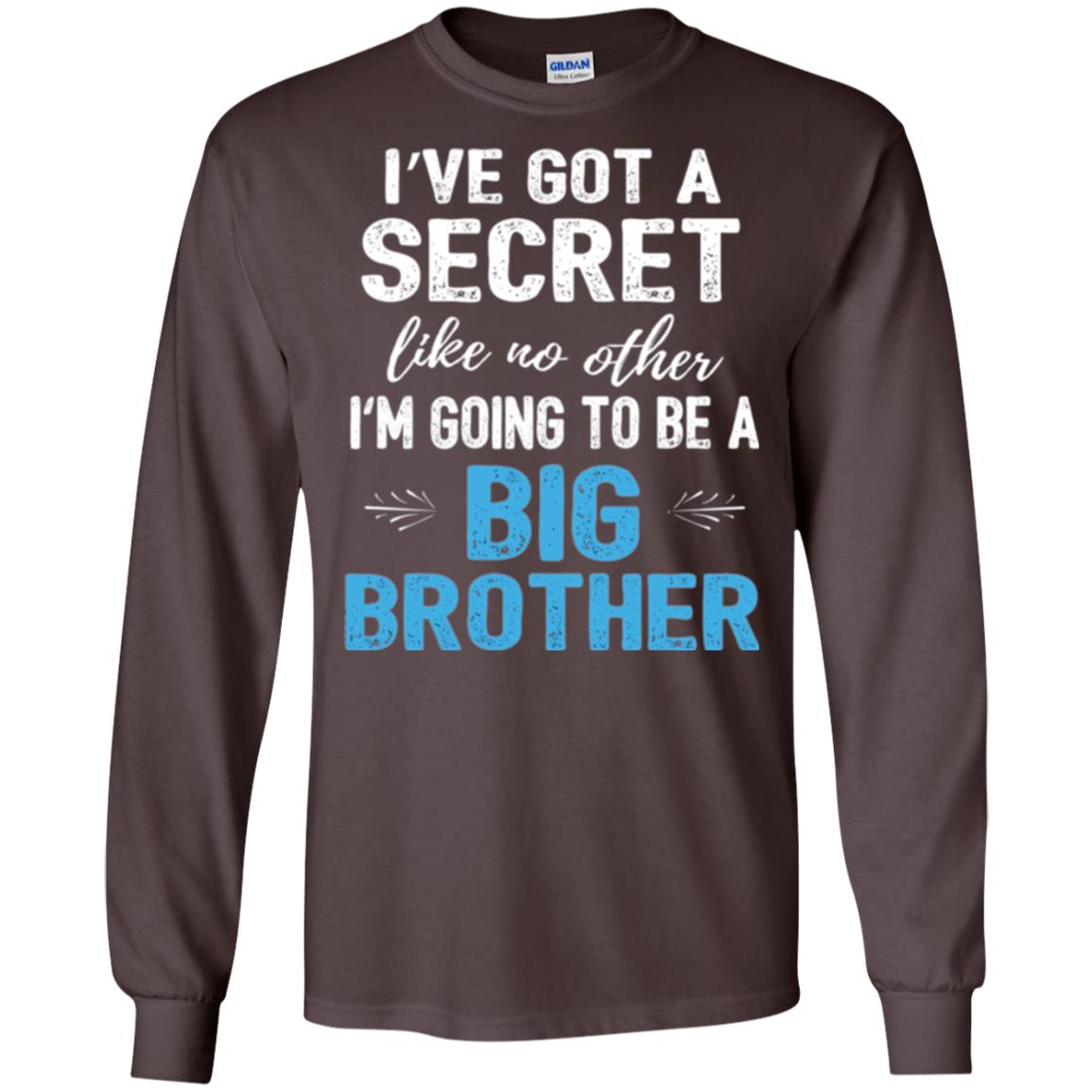 Brother Announcement T-shirt I_ve Got A Secret Like No Other Dark Chocolate